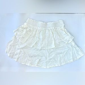NWT Women’s Ruffle Skirt High Waist Flowy Mini Skirt